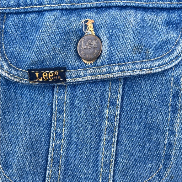 Vintage Lee Denim Trucker Jacket PATD 153438 Good Times! - Picture 3 of 14
